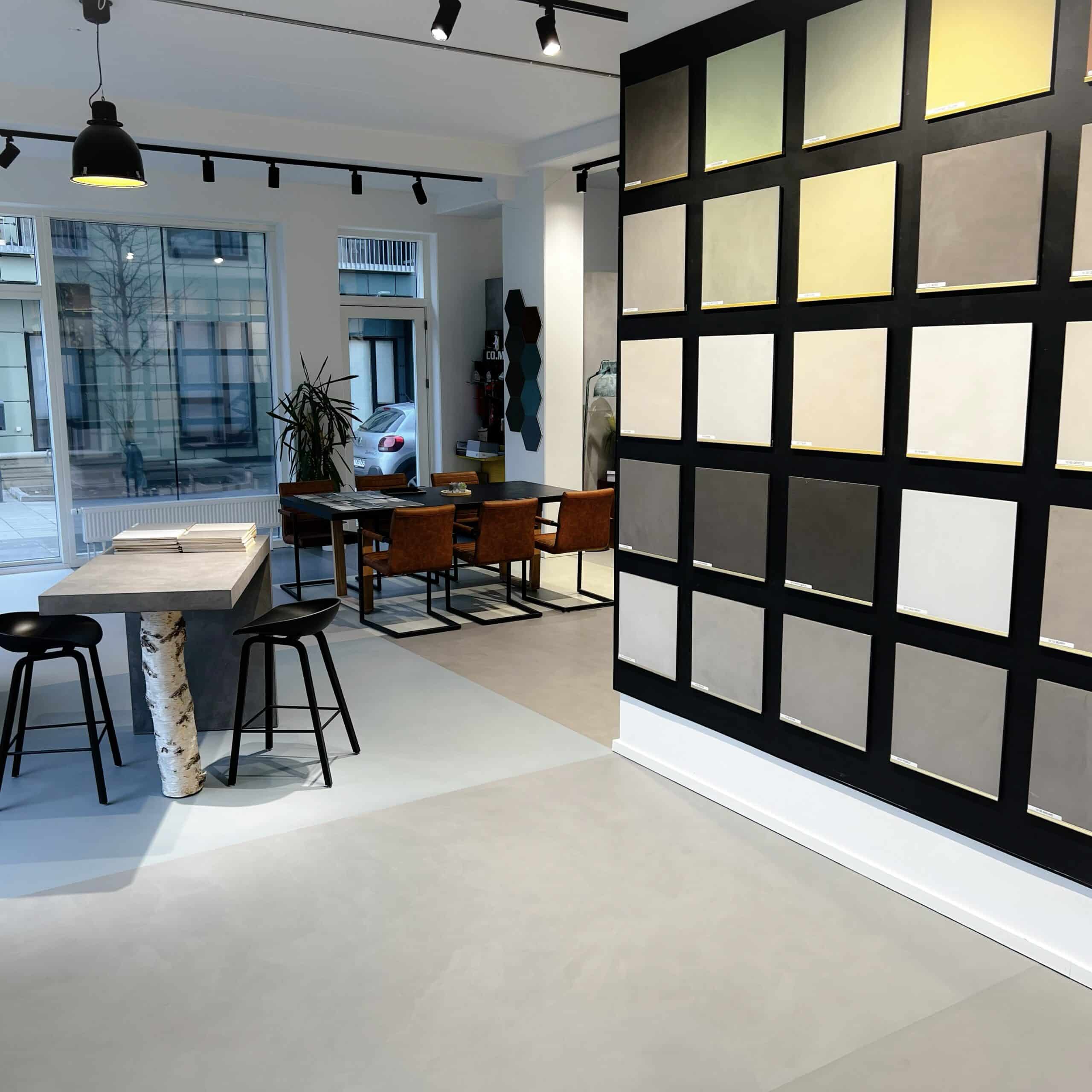 betonlook showroom
