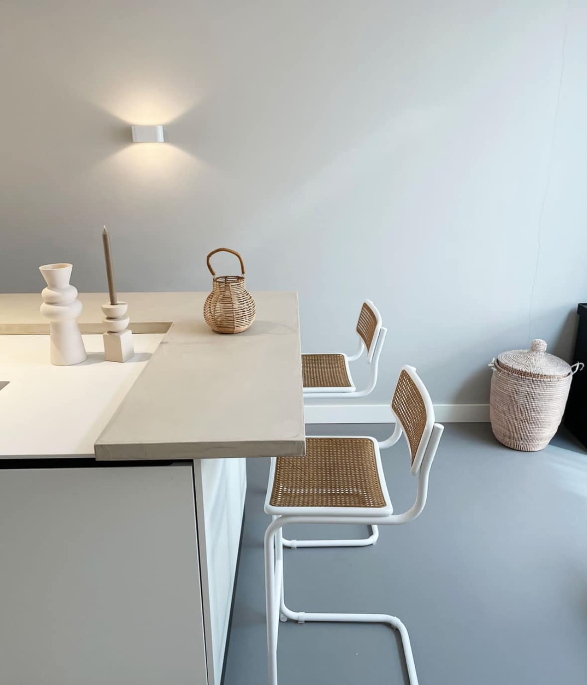 Microcement til køkkenbordpladen